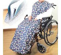Coperta per Sedia a rotelle, Copertura Calda per Sedia a rotelle Invernale Antivento con Cerniera e Villi, Copertura Accogliente per Tutto Il Corpo Copertura Calda in pel