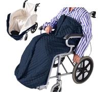Coperta per Sedia a Rotelle, Fodera per Sedia a Rotelle Addensata Stile Mezzo Avvolto Copertura Accogliente per Sedia a Rotelle, Borsa Calda Antivento per Gambe Invernali