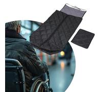 Coperta per sedia a rotelle pesante, morbida e spessa, coperta termica per