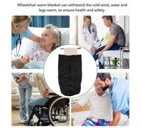 Coperta per sedia a rotelle resistente alle intemperie con cerniera per
