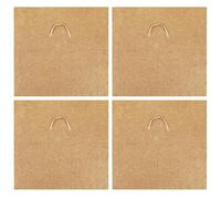 Coperta per vermi 4 pezzi 24x24 pollici in fibra di iuta Coperta per contenitore per vermi facile da tagliare per compostaggio con anello di trazione Coperte pieghevoli per contenitore per composta