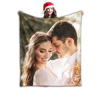 Coperta personalizzata con foto di testo. con 1-9 collage di foto. di flanella per la famiglia, il compleanno, il regalo di nozze, si adatta al divano, al divano, alla camera da letto-150cmX200cm