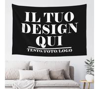 Coperta personalizzata con foto il tuo con logo Testo poster personalizzato arazzo da parete per la Decorazione Della Sala Matrimoni Regali Commemorativi per La Famiglia 152 cm x 203 cm