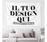 Coperta personalizzata con foto il tuo con logo Testo poster personalizzato arazzo da parete per la Decorazione Della Sala Matrimoni Regali Commemorativi per La Famiglia 152 cm x 130 cm