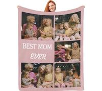 Coperta Personalizzata con Foto, plaid divano, Plaid Personalizzato - coperte personalizzate Idea Regalo per Fidanzata, Regali per Lei, Può Essere Aggiornato in Lana di Agnello