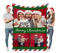Coperta personalizzata per gatti, coperte personalizzate per animali domestici, cani, conigli o gatti carini con foto come regalo per papà, mamma, amico, famiglia, per compleanno Natale