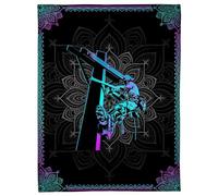 Coperta personalizzata per la mia mamma da figlia figlio albero colorato grazie per tutte le mamme festa della mamma regali di compleanno Ringraziamento Natale coperta in pile personalizzata