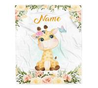 Coperta personalizzata per mia nipote da nonna, ti amo, sei il mio sole, fiore viola, coperta in pile personalizzata per compleanno e Natale.