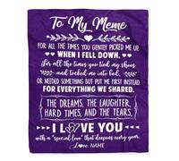 Coperta personalizzata per mia nipote dalla nonna Gigi Lion Il mio unico desiderio per te nipote Compleanno Natale Coperta in pile per letto personalizzata