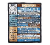 Coperta personalizzata per mio nipote da nonna nonno ti amo abbracci lettera posta aerea compleanno natale laurea coperta in pile personalizzata