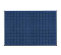 Coperta peso blu 122 x 183 cm 9 kg - Coperta pesante per un sonno migliore - Tessuto traspirante - Ideale per adulti e ragazzi - Relax e antistress
