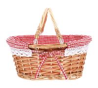 Coperta Picnic Cestini Di Vimini Cestino Da All'aperto Con Coperchio