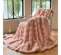 Coperta Pile Matrimoniale Coperta In Finta Pelliccia Arcobaleno Plaid In Flanella Di Pile Morbidissima Calda Per Divano E Letto,150x200cm Morbida Coperte Di Microfibra (Color : 5#, Size : 150x200cm