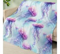 Coperta Pile Viola Blu Del Cielo Plaid Matrimoniale Flanella Coperta Letto Matrimoniale Lavabile Copriletto Matrimoniale Morbida Blanket Quattro Stagioni Plaid Divano Durevole Coperte 220x240cm