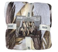 Coperta Plaid Agnellato Invernale Irge "Jasmine" In Flannel In Varie Dimensioni