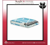 Coperta plaid double face di misto lana riciclata Lanerossi Atlantic