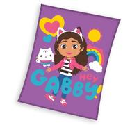 Coperta Plaid Gabby Dollhouse per Bambine, 150x200 cm, Viola