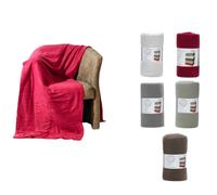 Coperta Plaid in Pile Matrimoniale Una Piazza e Mezza Singola soffice e calda