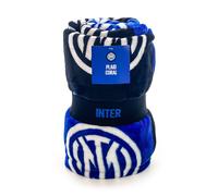 Coperta Plaid Inter in pile coral con elastico misura maxi 150x210 cm