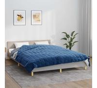 vidaXL Coperta Ponderata Blu 100x200 cm 9 kg Tessuto