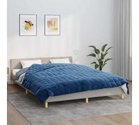 VIDAXL - Coperta Ponderata Blu 200x230 Cm 9 Kg Tessuto