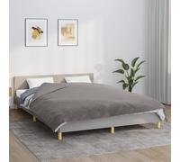 Coperta Ponderata con Copertura Grigia 200x220 cm 9 kg Tessuto