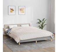 Coperta Ponderata Crema Chiaro 200x200 cm 9 kg Tessuto