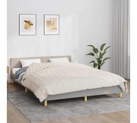 Coperta Ponderata Crema Chiaro 220x235 cm 15 kg Tessuto