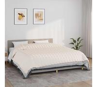 Coperta Ponderata Crema Chiaro 220x260 cm 15 kg Tessuto