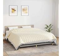 Coperta Ponderata Crema Chiaro 235x290 cm 15 kg Tessuto