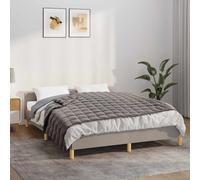 vidaXL Coperta Ponderata Grigia 138x200 cm 10 kg Tessuto
