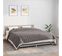 Coperta Ponderata Grigia 235x290 cm 11 kg Tessuto
