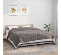 Coperta Ponderata Grigia 235x290 cm 15 kg Tessuto