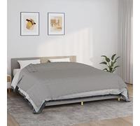 Coperta Ponderata in Cotone con Microsfere di Vetro, Pressione Uniforme per Riposo Profondo, Coperta ponderata, weighted blanket, Adatta per Camera da Letto e Divano, Grigio, 235x290 cm 11 kg