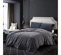 Coperta Ponderata in Visone Coreano,Coperta Morbida E Lussuosa in Finta Pelliccia Di Cincillà Per Divano, Dimensioni King-Size,Morbida Come La Seta, Resistente Alla Luce, Coperta Calda,G,200*230cm 4Kg
