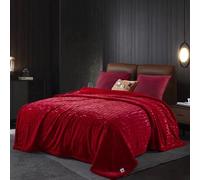 Coperta Ponderata in Visone Coreano,Coperta Morbida E Lussuosa in Finta Pelliccia Di Cincillà Per Divano, Dimensioni King-Size,Morbida Come La Seta, Resistente Alla Luce, Coperta Calda,E,200*230cm 4Kg