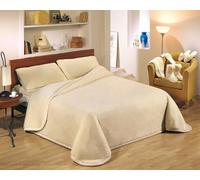 Coperta Pura Lana Merinos Matrimoniale 800gr Cober Basic Beige