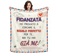 Coperta Regalo Fidanzata Ho Provato A Cercare Il Regalo Perfetto Per Te Ma Tu Hai Già Me Regalo Idee per Lei Natale Compleanno Divano Ufficio Coperte Plaid Coperta per Sonnellino (FIDANZATA-a)