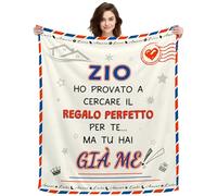 Coperta Regalo Zio Ho Provato A Cercare Il Regalo Perfetto Per Te Ma Tu Hai Già Me Regalo Idee per Zio Natale Compleanno Divano Ufficio Coperte Plaid Coperta per Sonnellino (ZIO-a)