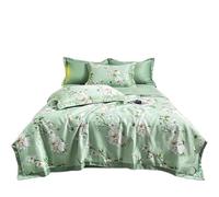 Coperta Rinfrescante,Cooling Blanket 1 pz coperta trapuntata fresca for trapunta estiva Queen Size Ice Silk Cold Sensation Satin Flower Color Summer Double Quilts Air Conditioner(150x200cm 1pc)
