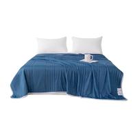 Coperta Rinfrescante Coperta Matrimoniale Estiva con Trapunta e | Coperta fredda per l'estate, leggera e traspirante, per donna, bambino, camera da letto, divano, campeggio