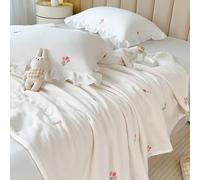 Coperta rinfrescante Leggera per Tutte Le Stagioni per Chi Dorme al Caldo, Trapunta Matrimoniale, Trapunta Fredda al Tatto, Perfetta per Le sudorazioni notturne, 150x200 cm (A 0,8 kg)