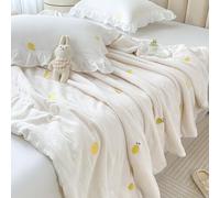 Coperta rinfrescante Leggera per Tutte Le Stagioni per Chi Dorme Caldo, Trapunta Matrimoniale Fredda al Tatto, Perfetta per Le sudorazioni notturne, 150x200 cm (profondità 4 kg)