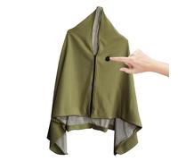 Coperta riscaldabile - Mantella termica elettrica a 3 livelli, con chiusura lampo, coperta termica ispessita per campeggio, ufficio, viaggio, inverno, soggiorno, camera da letto, lavabile, portatile