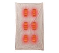 Coperta riscaldante, coperta elettrica per pisolino a riscaldamento rapido da 59 x 33,5 pollici, coperta elettrica con poncho Wrap, coperta elettrica regolabile, coperta portatile traspirante per