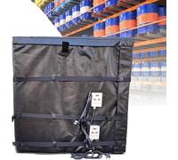 Coperta riscaldante, Coperta riscaldante per contenitori IBC da 275 galloni - Isolamento Termico a Copertura Totale con regolatore di Temperatura 0-150℃, Coperta riscaldante per fusti di Pet