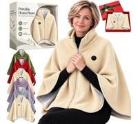 Coperta Riscaldante Da Indossare, Poncho Riscaldante Elettrico，#03 | Coperta Elettrica Da Indossare Usb, Coperta Termica Con Cerniera,Coperta Indossabile,Termocoperta Singola