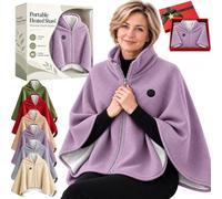 Coperta Riscaldante Da Indossare, Poncho Riscaldante Elettrico，#05 | Coperta Elettrica Da Indossare Usb, Coperta Termica Con Cerniera,Coperta Indossabile,Termocoperta Singola