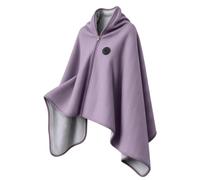 Coperta Riscaldante da Indossare USB Poncho con Cappuccio e Cerniera | Coperta Riscaldante USB Termica con Cerniera Coperta Indossabile Termocoperta Singola Morbida Calda Comoda Leggera