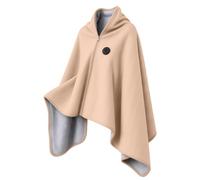 Coperta Riscaldante da Indossare USB Poncho con Cappuccio e Cerniera | Coperta Riscaldante USB Termica con Cerniera Coperta Indossabile Termocoperta Singola Morbida Calda Comoda Leggera